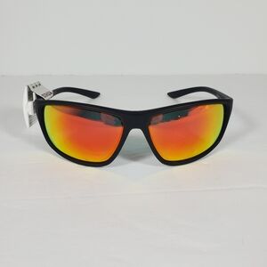 Nike Men's Adrenaline Sunglasses Black Frame, Red Mirror Lens NEW